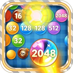 Ikon 2048 Bubble: Number Merge Ball