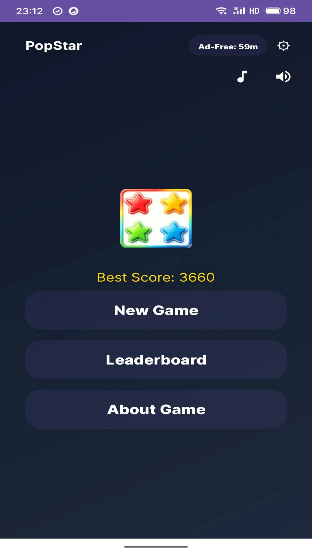 Pop Star: Classic Crush Blast screenshot