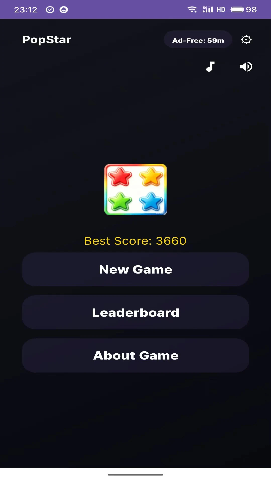 Pop Star: Classic Crush Blast screenshot